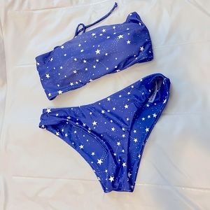 Shein blue swim suit M